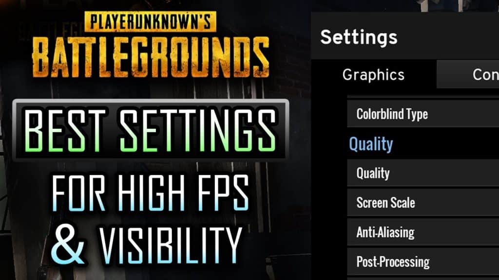 Best Settings For PUBG - Improve FPS, Optimize Competitive ... - 