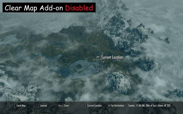 Quality World Map - elder scrolls skyrim