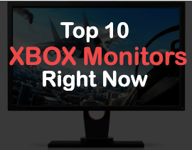 top 10 monitors for xbox one x